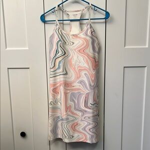 Old Navy Active Powersoft Colorful Swirl Pattern Workout Dress